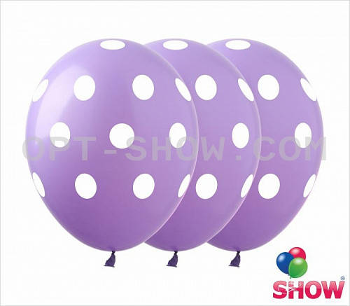 

Горох на сиреневом 5 ст 12" 30 см