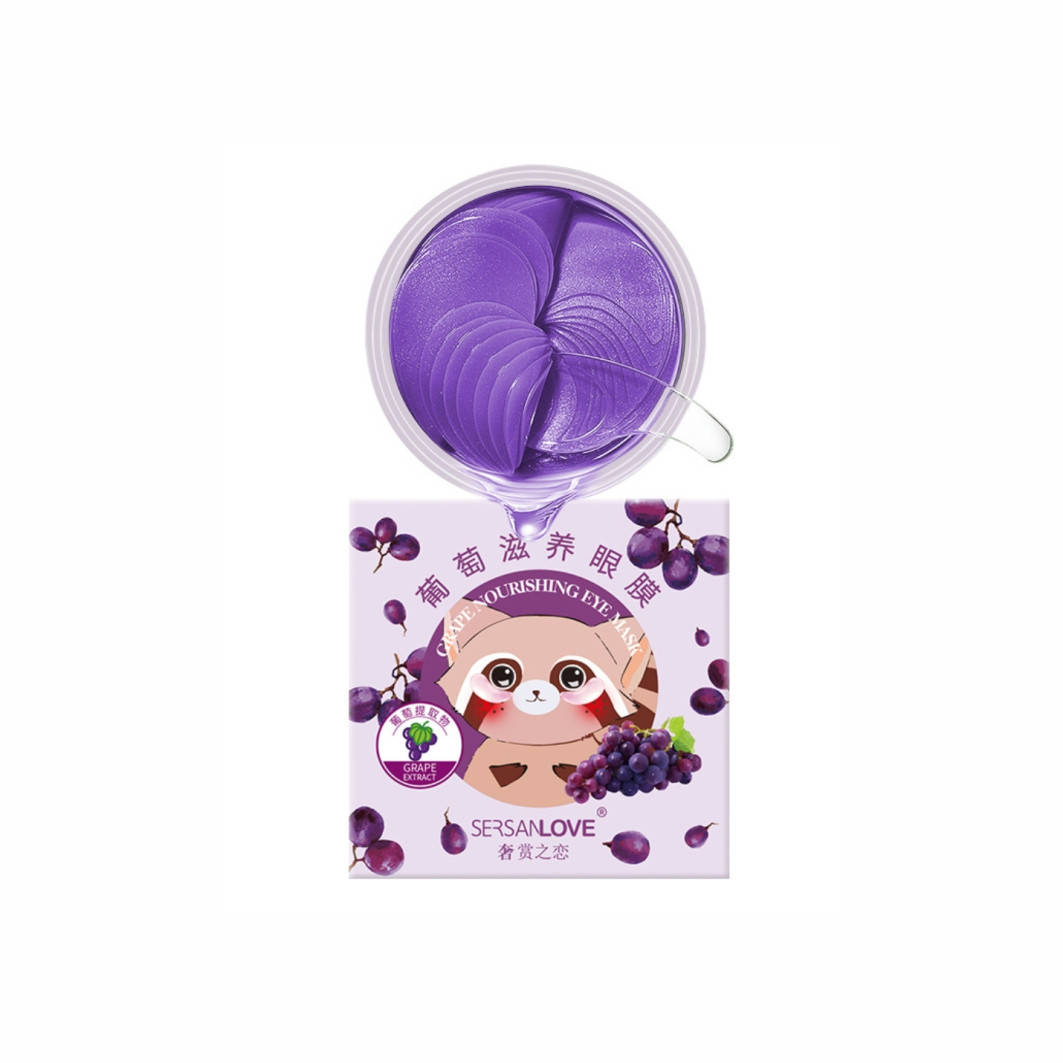 

Гидрогелевые патчи для глаз с экстрактом винограда Sersanlove Grape Nourishing Eye Mask
