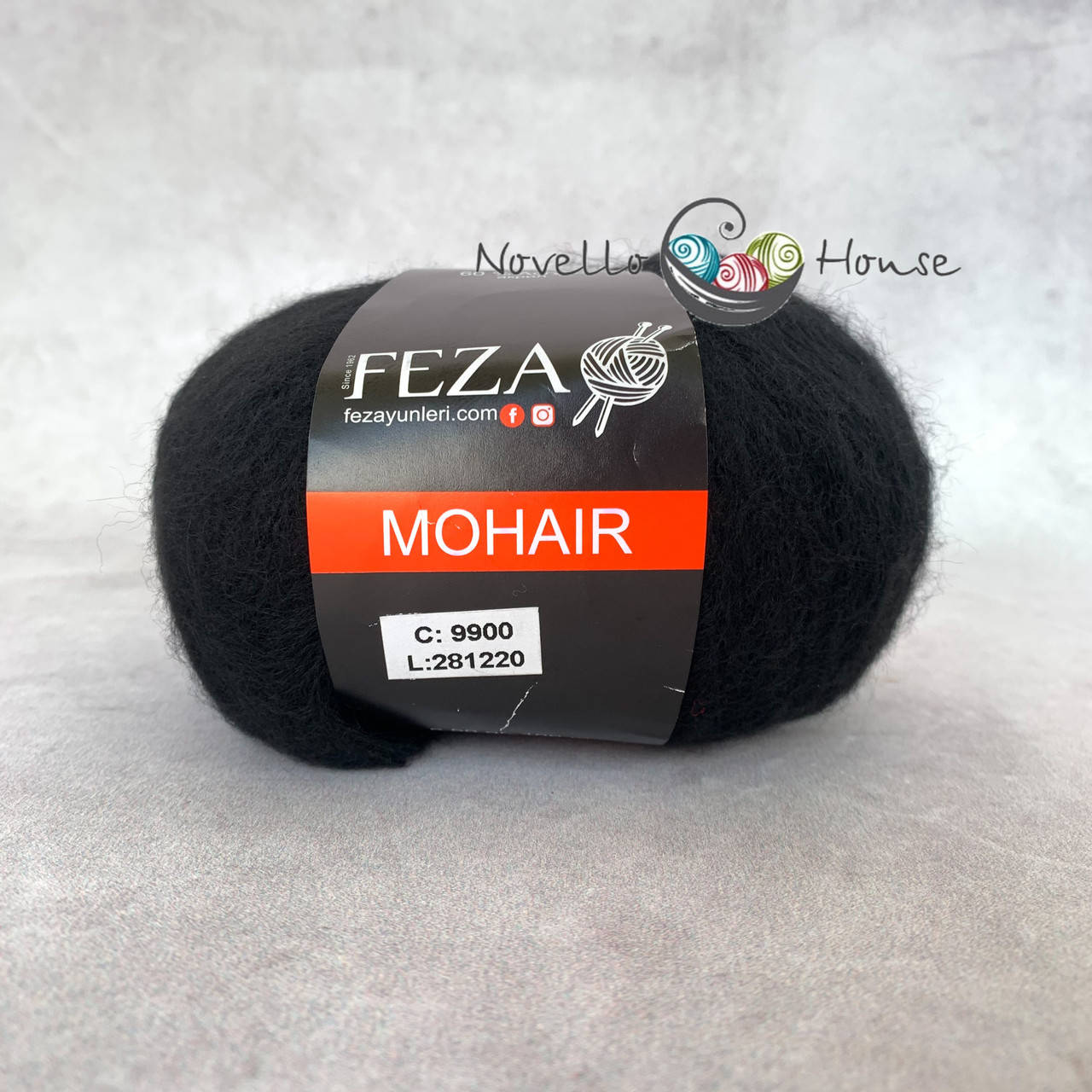 

Feza Mohair (Феза Мохер) № 9900 черный (Пряжа мохер, нитки для вязания)