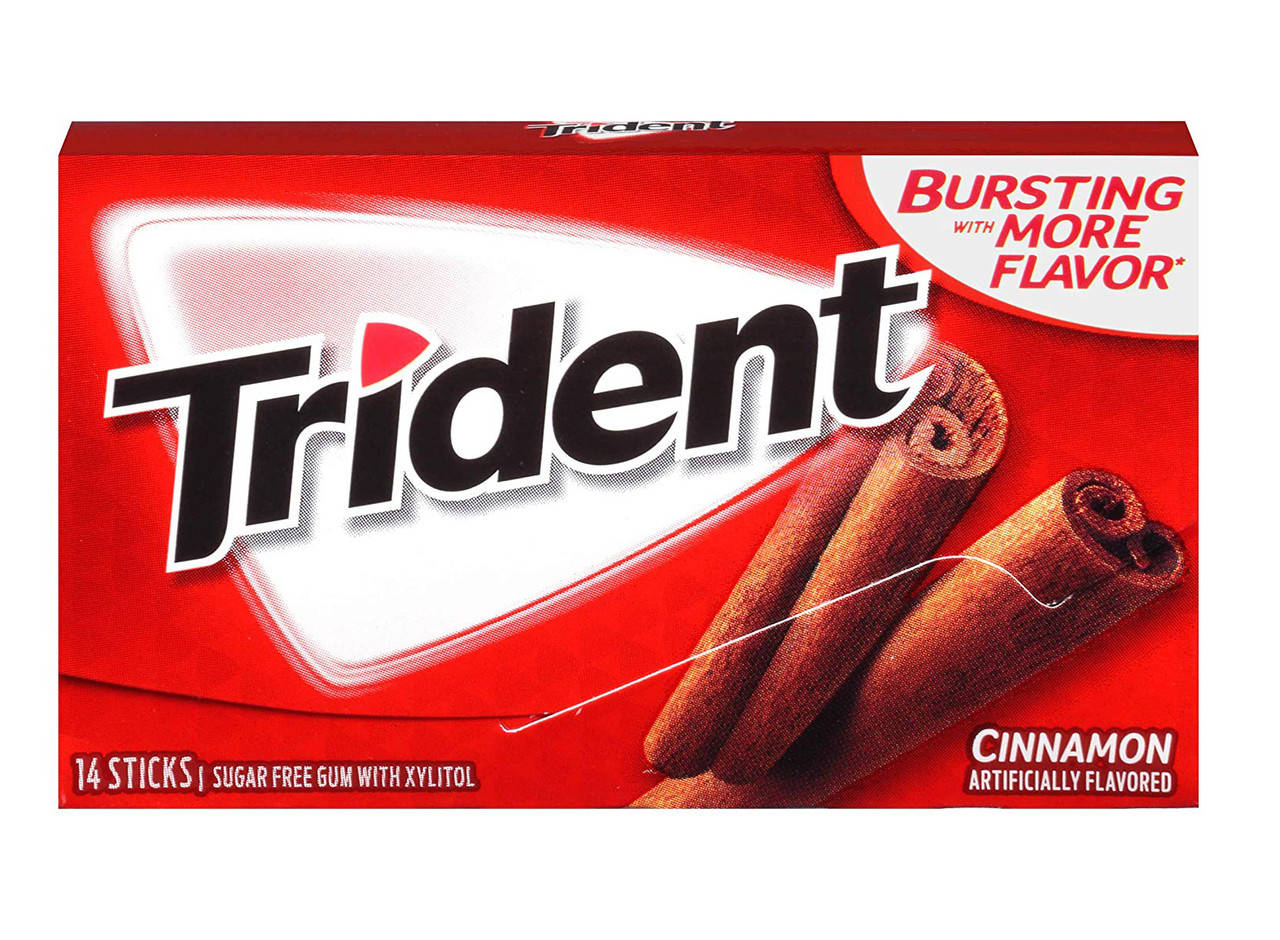 

Жевательная резинка Trident USA Cinnamon - Корица