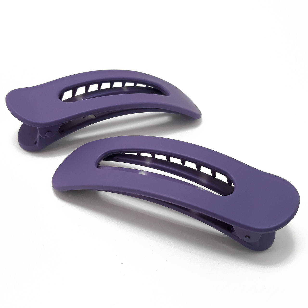 

Боковой краб для волос каучуковый., Фиолетовый