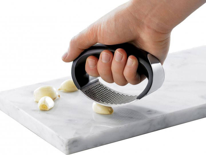 

Пресс для чеснока , измельчитель Garlic Press из нержавеющей стали с пластиковой ручкой