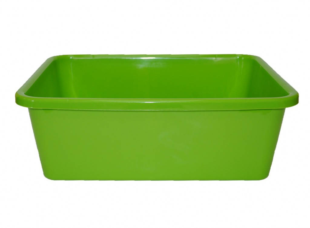 

Миска пластиковая прямоугольная, таз 8л, Ламела, Разные цвета