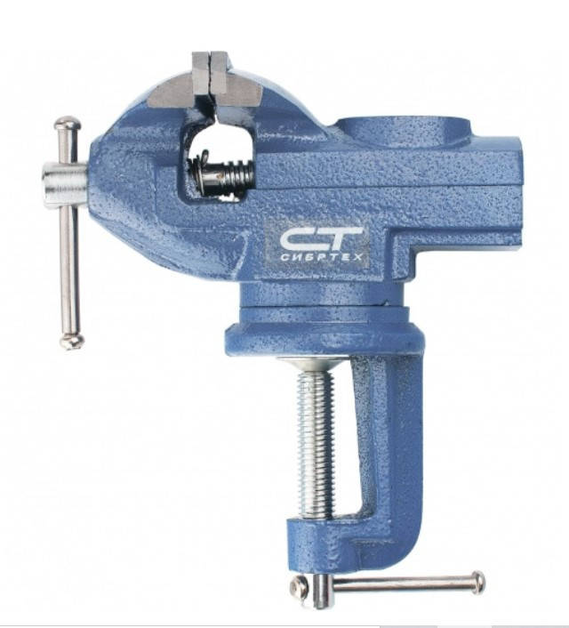 

Тиски слесарные поворотные с наковальней 50 мм, Сибртех 18668