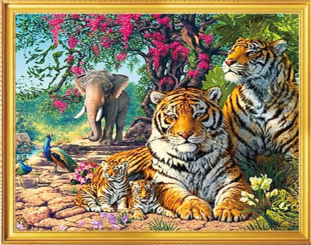 

65*50см Когда наступило добро, алмазная живопись, полная выкладка