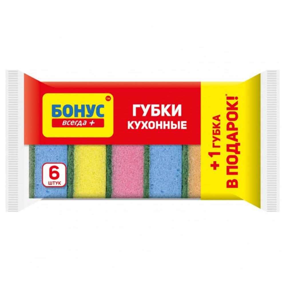 

Губка кухонна 5 шт ТМ Бонус