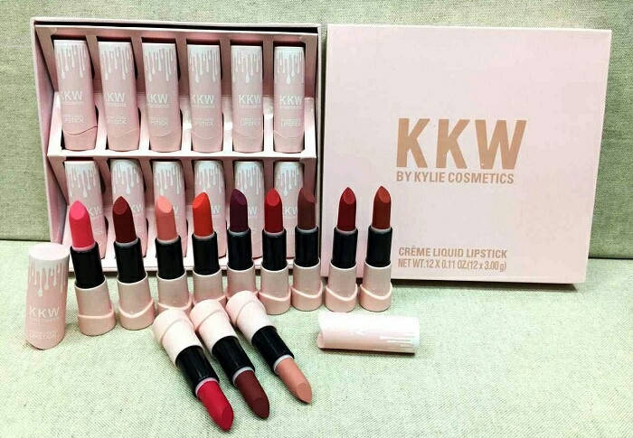

Набор матовых помад KKW Creme Liquid Lipstick