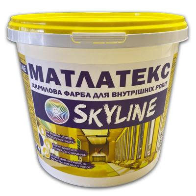 

Краска акриловая Skyline МАТЛАТЕКС водно-дисперсионная 1л. (1,4 кг.), Белый