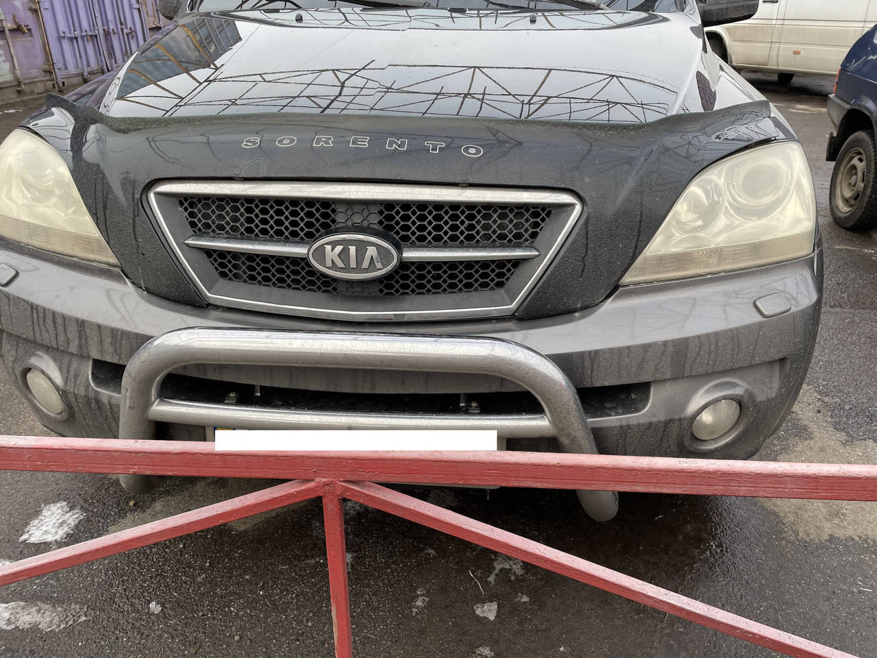 

Дефлектор капота, мухобойка KIA Sorento с 2002-2009 г.в. VIP