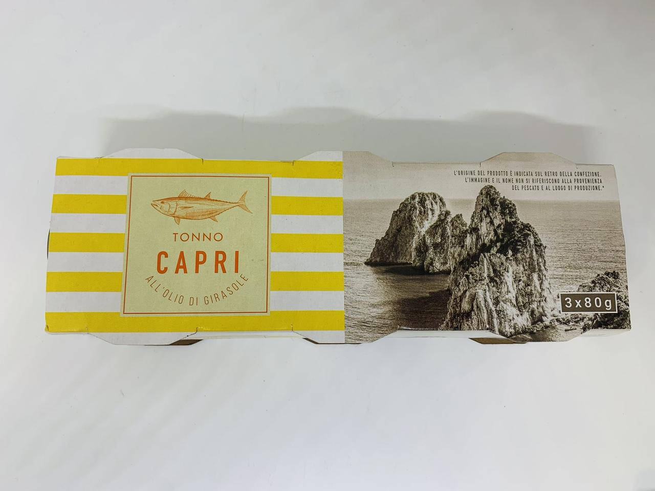

Тунец в подсолнечном масле Capri 80 гр (цена за 1 шт) Италия