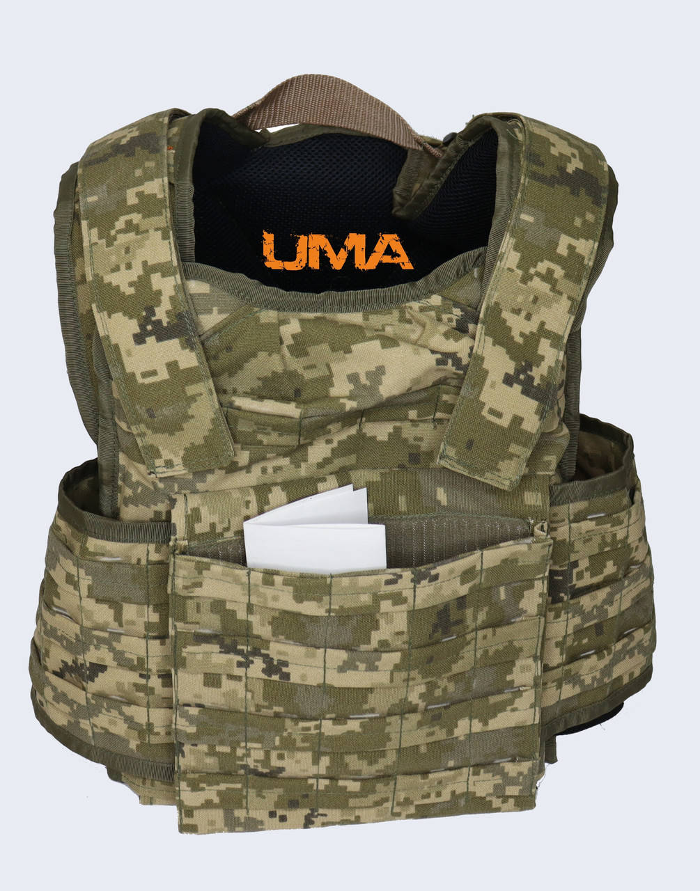 

Плитоноска UMA кардура 1000D, пиксель ВСУ мм14