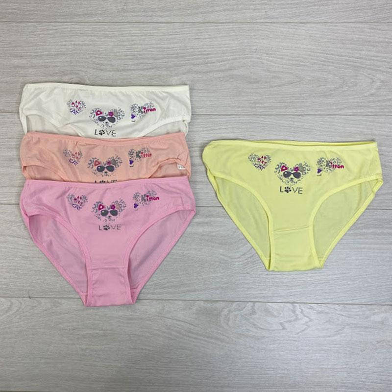 

Детские трусики для девочки 8-9 лет "Nicoletta", 5 цветов, арт. 142428