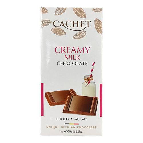 

Шоколад Кашет молочний шоколад Cashet Creamy Milk 100g 12шт/ящ (Код : 00-00004545)