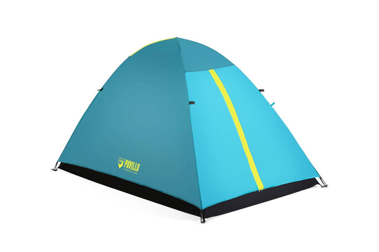 

Палатка туристическая Active Base Bestway 68089 двухместная двухслойная, Синий