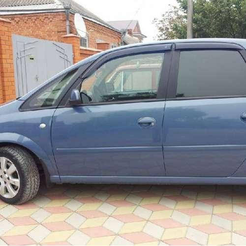 

Дефлекторы окон ветровики Опель Мерива А Opel Meriva A 02-10 КТ (Накладные)