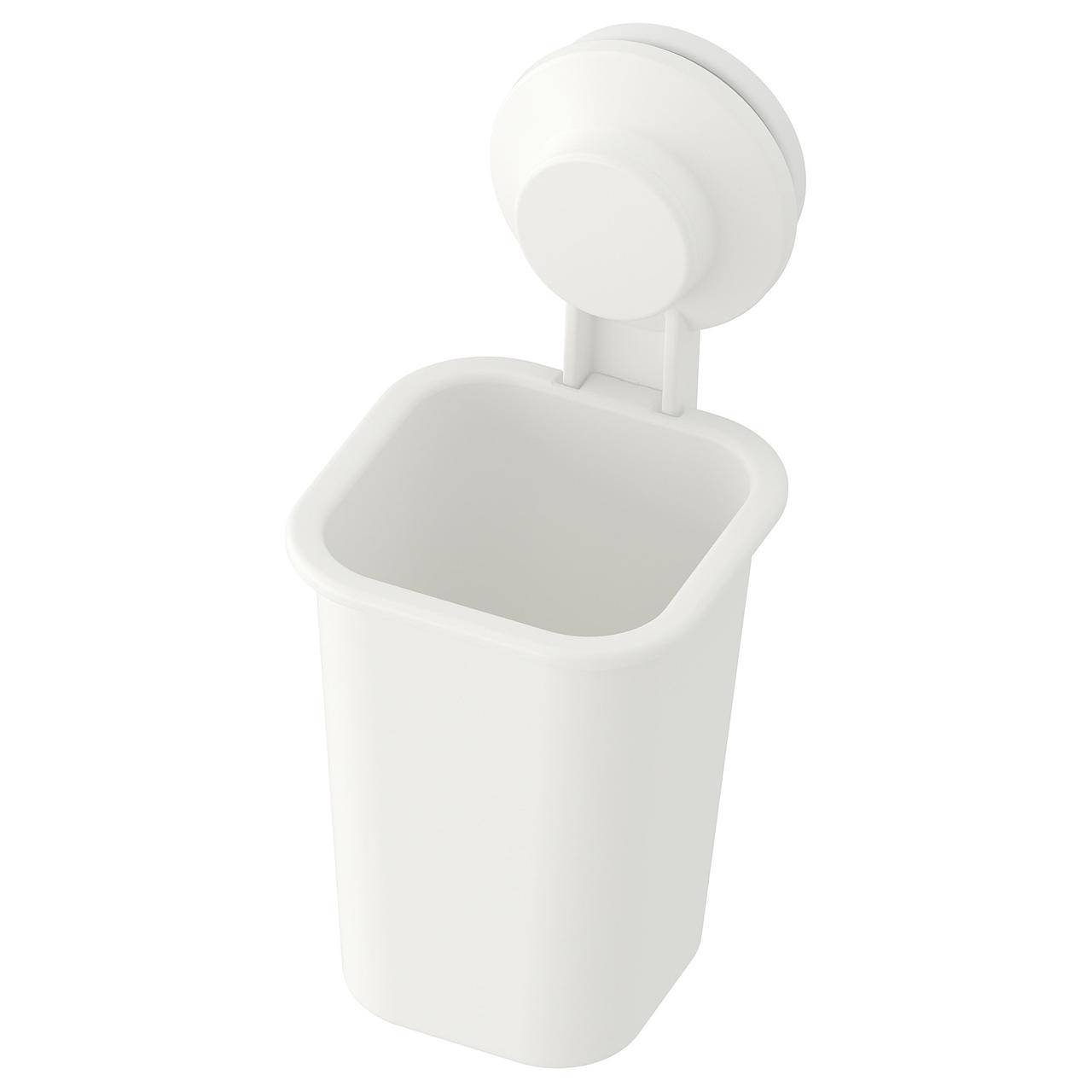 

Держатель для зубных щеток на присоске IKEA TISKEN белый 803.812.94