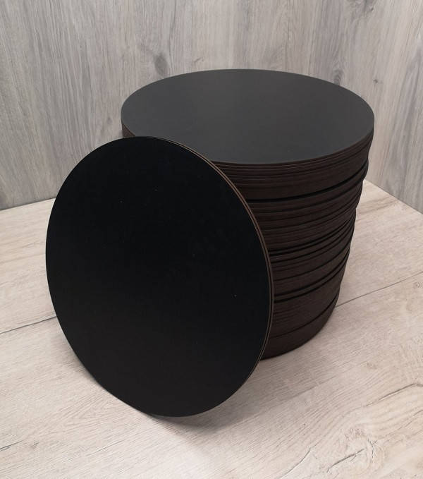 

Подложка для торта круглая черная 16 см.Подставка под торт.Усиленная подложка для торта.