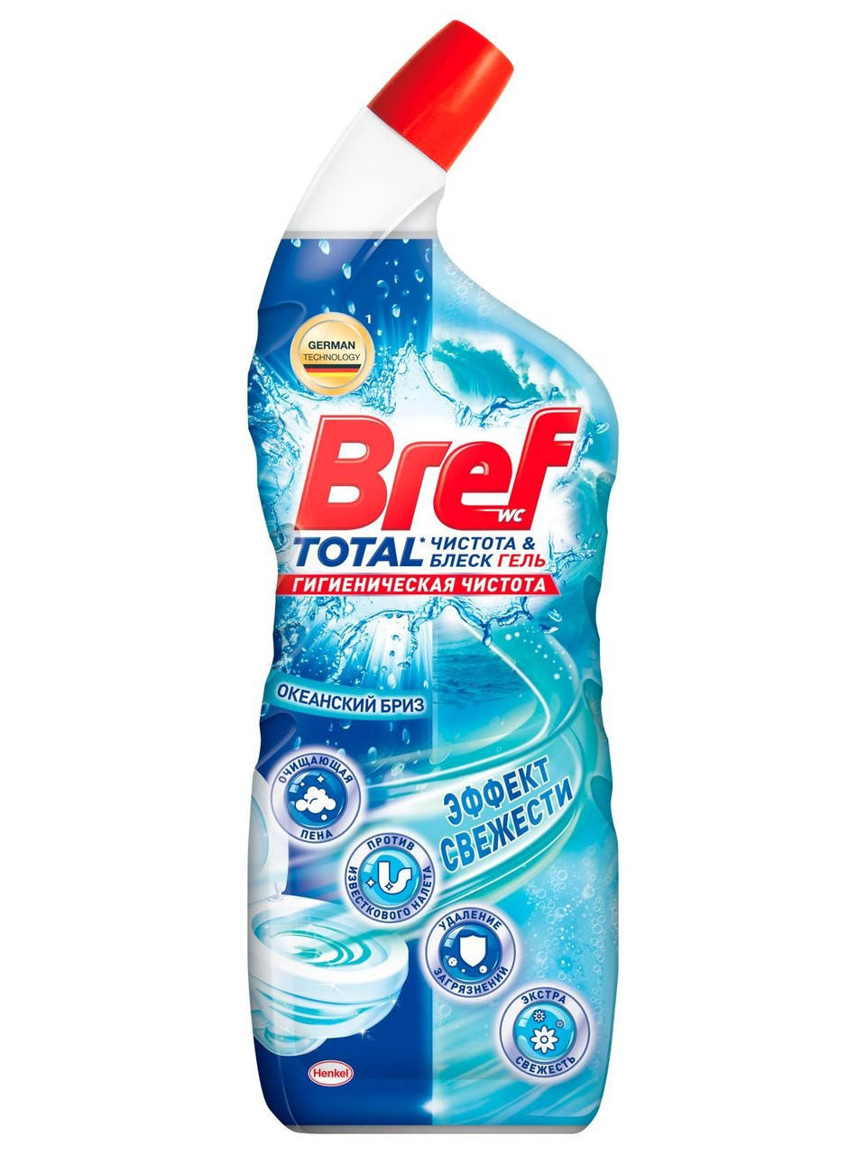 

Гель для чистки унитазов Bref WC-клинер Океан (700 мл)