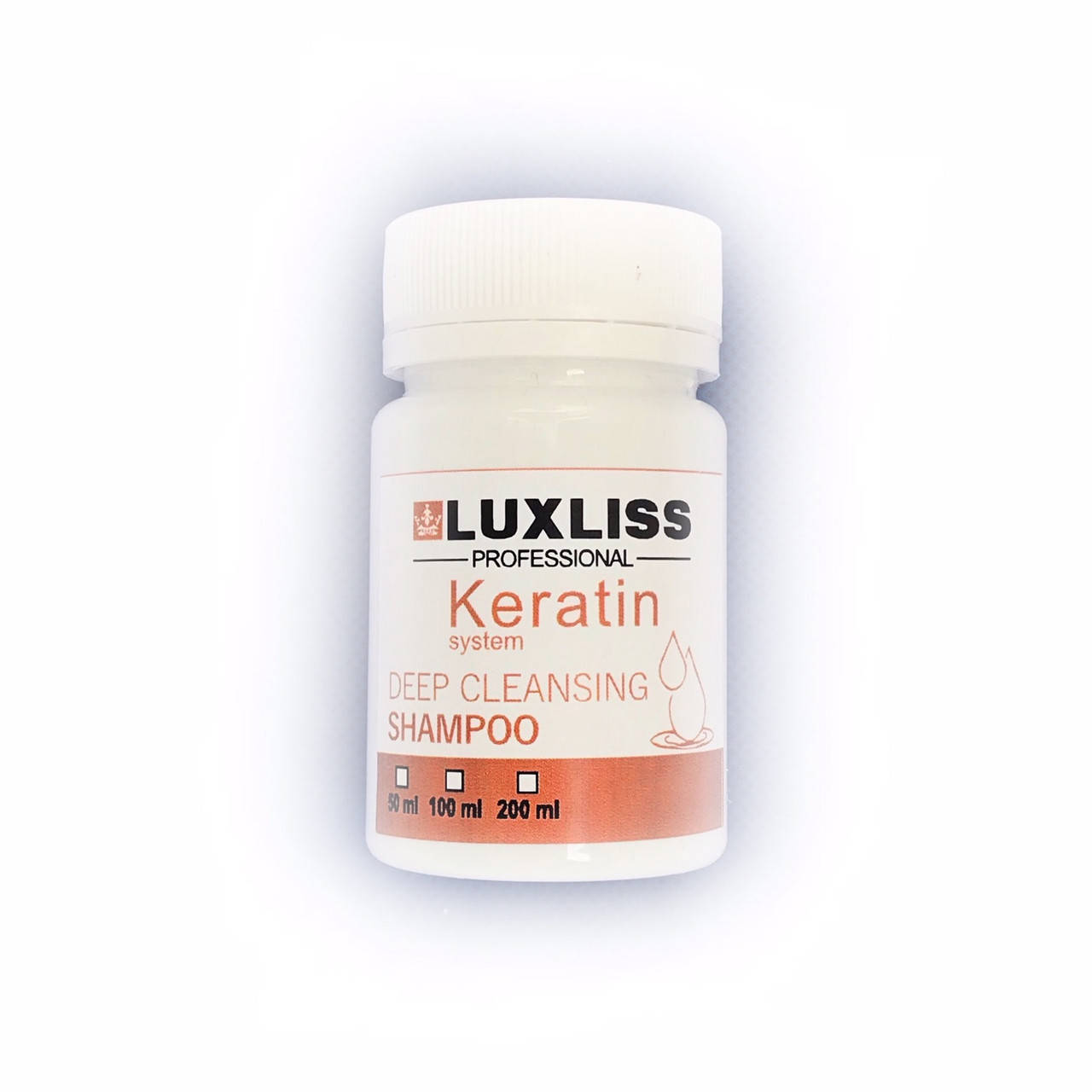 

Luxliss Keratin Deep Cleaning Shampoo Шампунь глубокой очистки, 100 мл