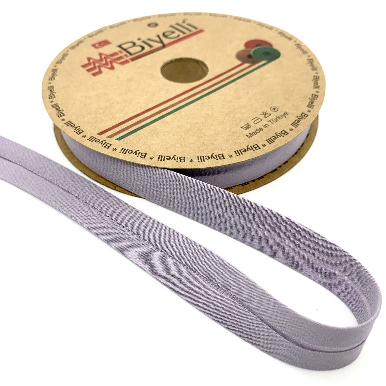 

Бейка хлопковая пыльно-сиреневая 20 мм, Сиреневый