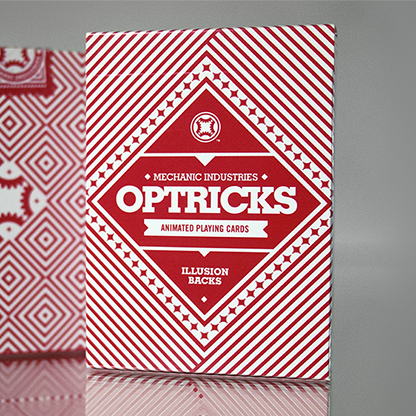 

Карты игральные | Mechanic Optricks (Red) Deck by Mechanic Industries