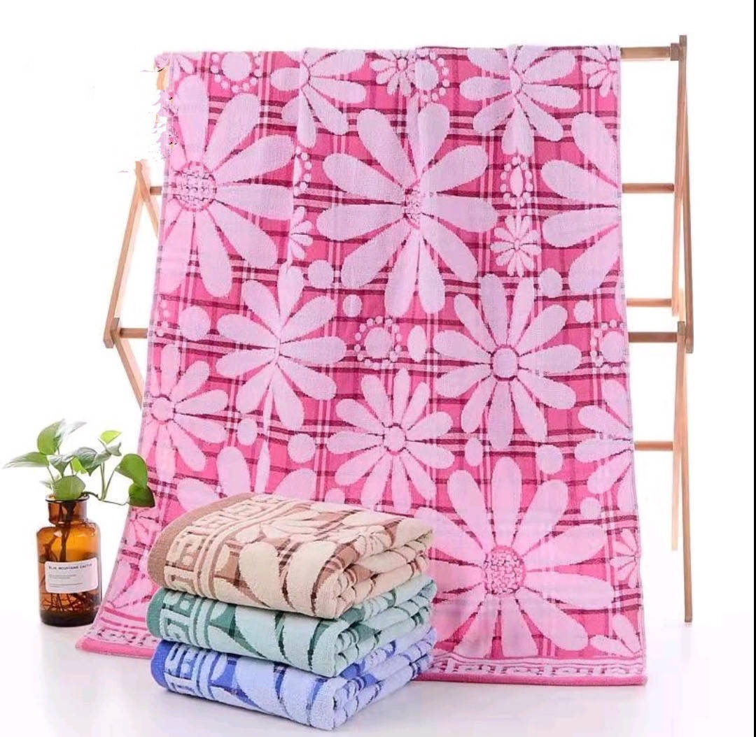 

Набор из 6ти махровых лицевых хлопковых полотенец для лица и тела, Разные цвета