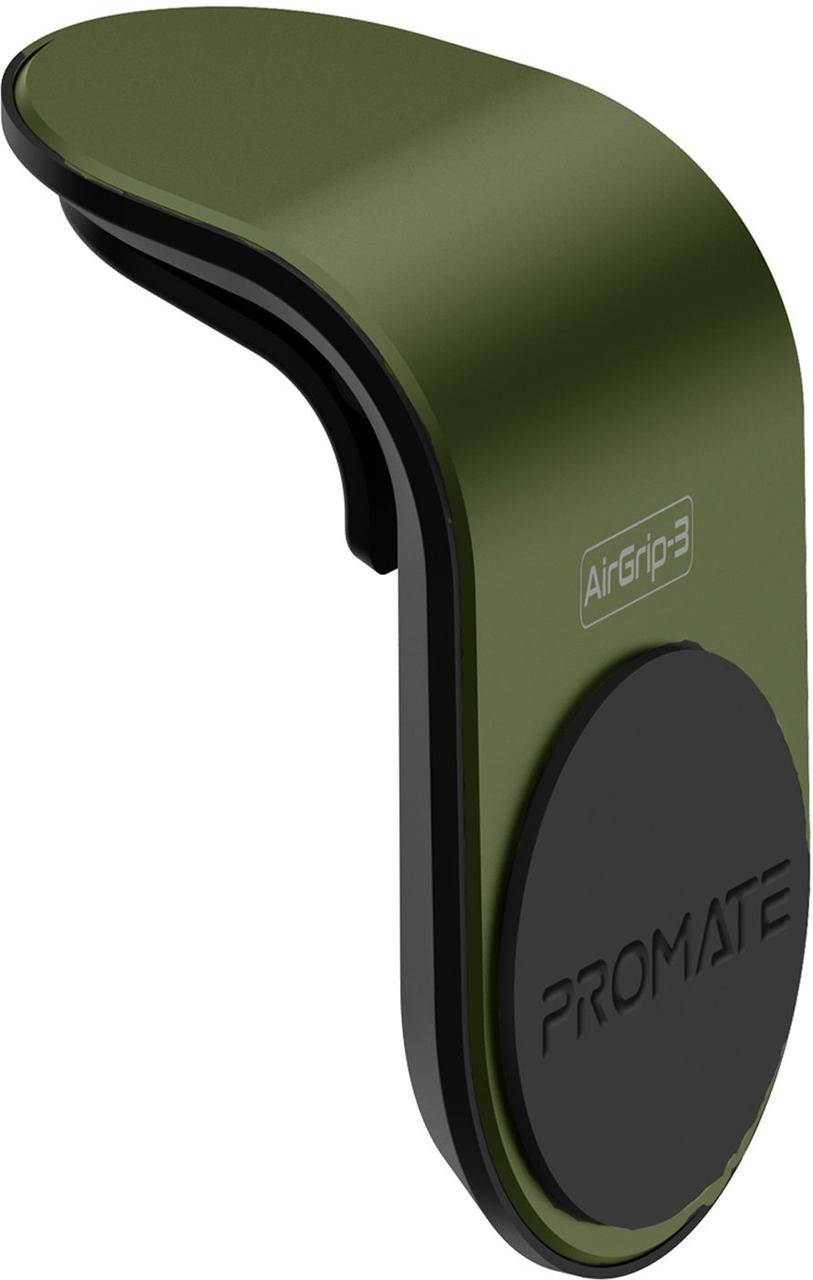 

Автодержатель для телефона Promate AirGrip-3 Green
