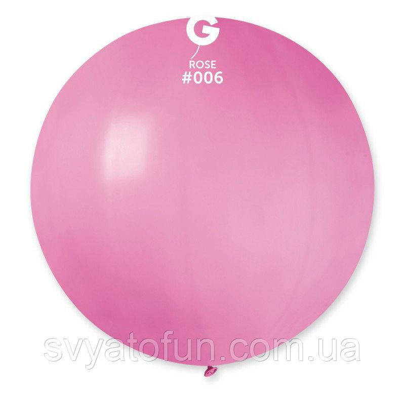 

Латексный воздушный шарик 31" пастель 06 розовый 1шт Gemar