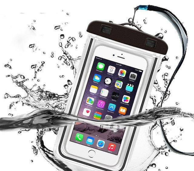 

Универсальный водонепроницаемый чехол для телефона Черный