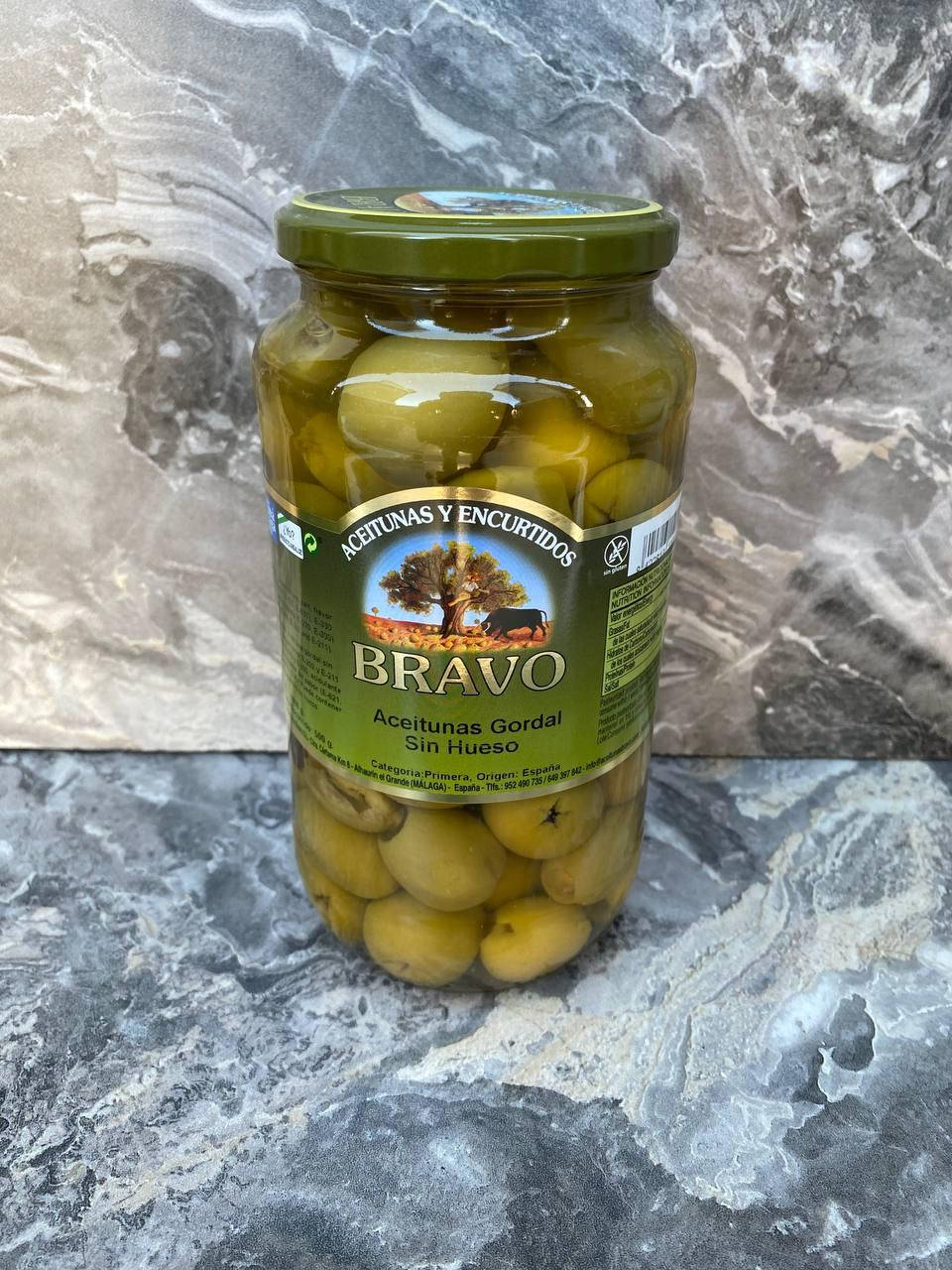 

Оливки гиганты Bravo без косточки, 1000 грм