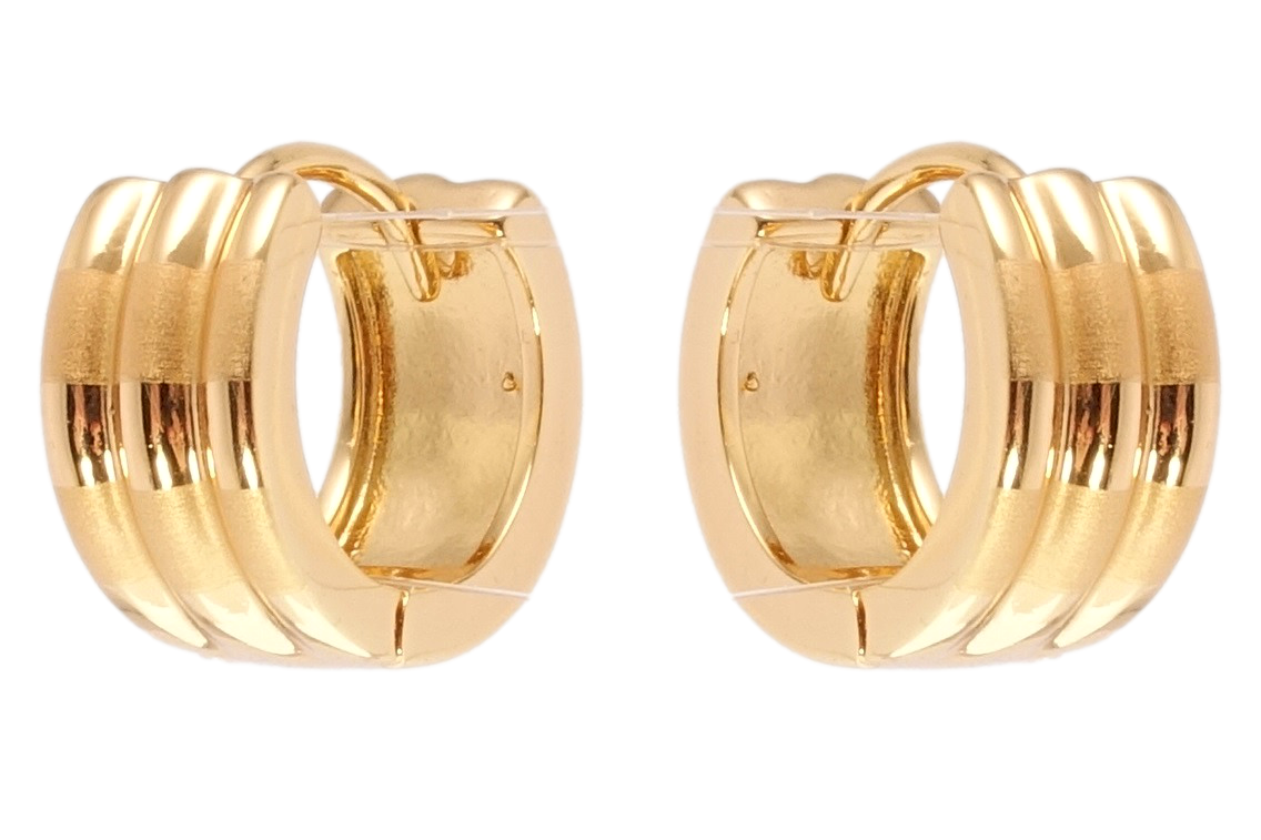 

Серьги Xuping Позолота 18K колечки "Декоративный орнамент с напылением"