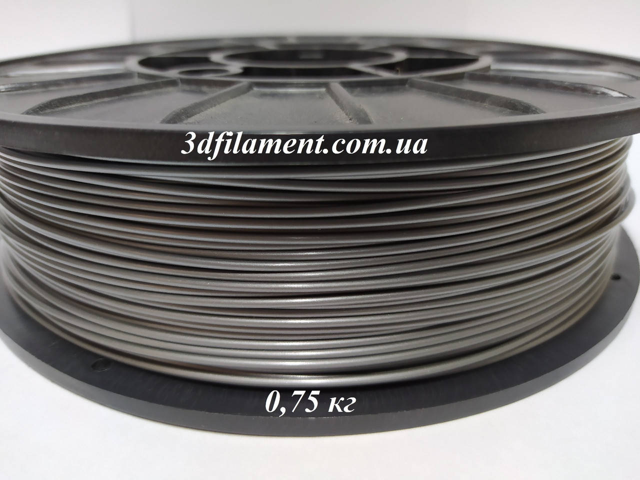 

Пластик PLA (ПЛА) Сірий металік 1,75mm 0,75кг