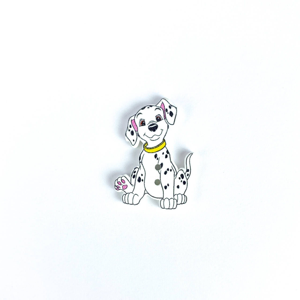 

Пуговица декоративная Далматинец, дерево.