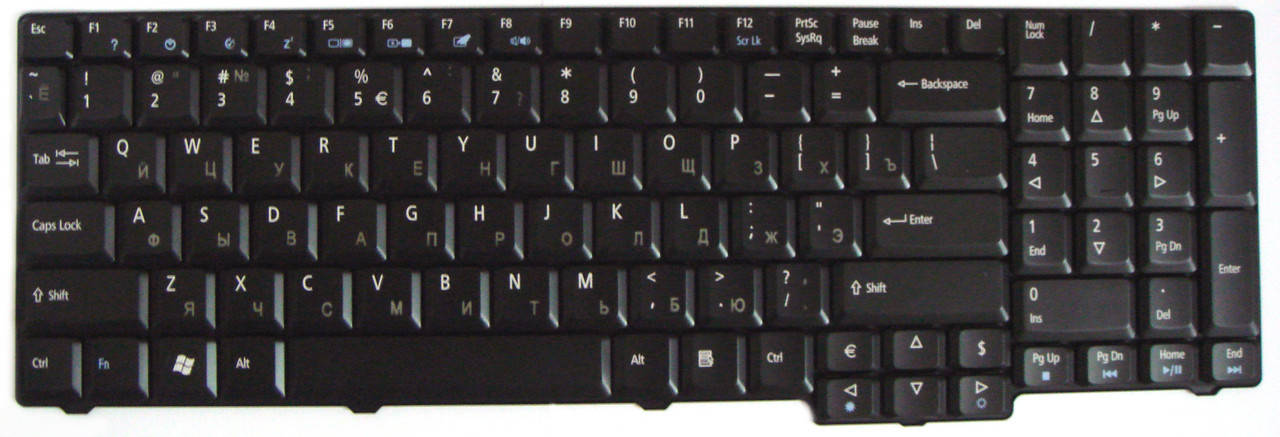 

Клавиатура ACER Extensa 5235 5635 5635G 5635Z 7620 7620G, Черный