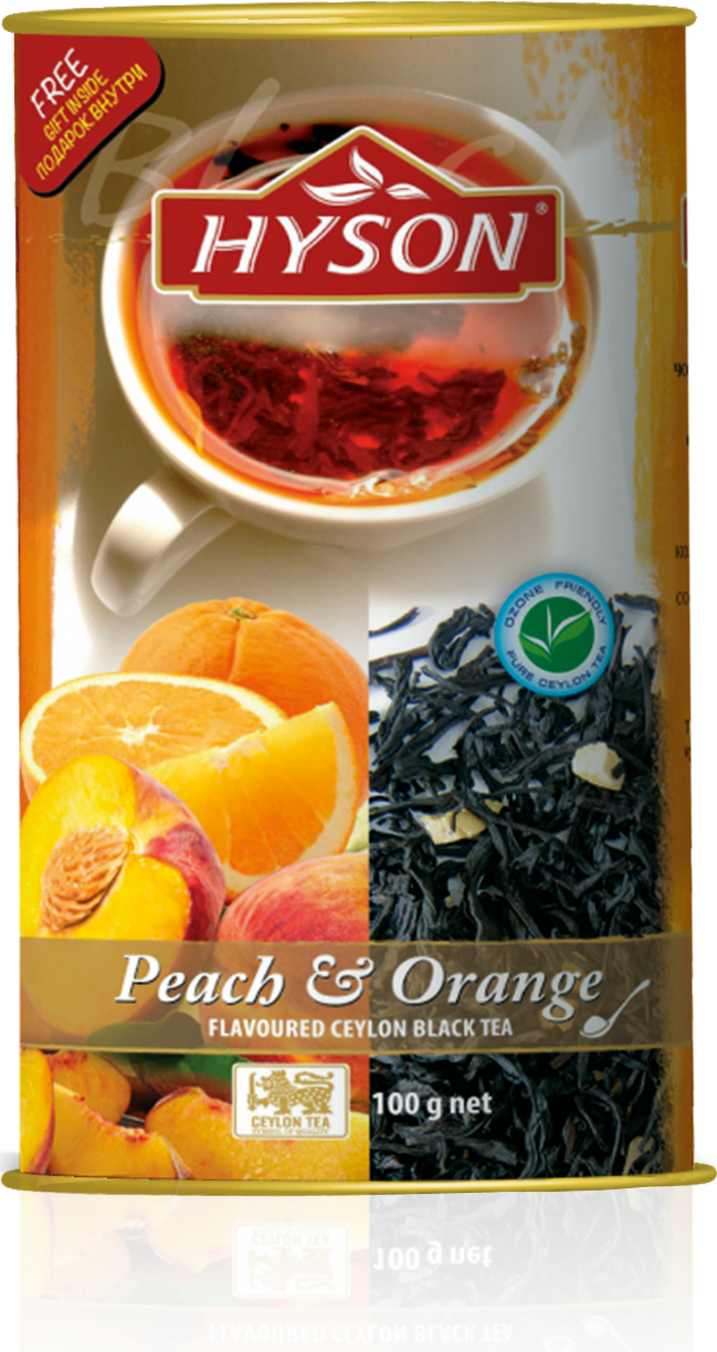 

Чай черный Персик Апельсин Хайсон 100 г туба Hyson Black Tea
