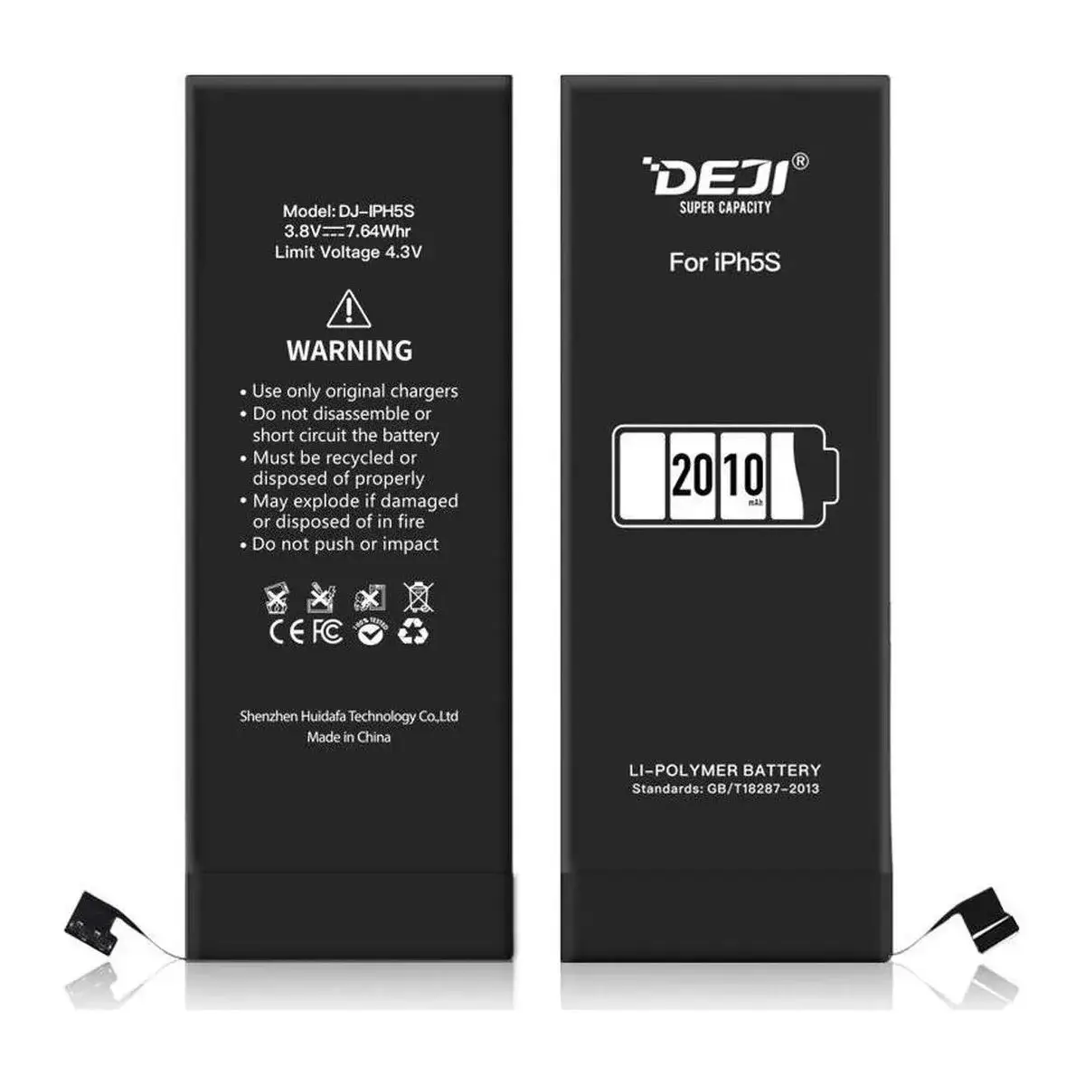

УСИЛЕННЫЙ АКБ Apple iPhone 5s 2010 mAh батарея аккумулятор на айфон