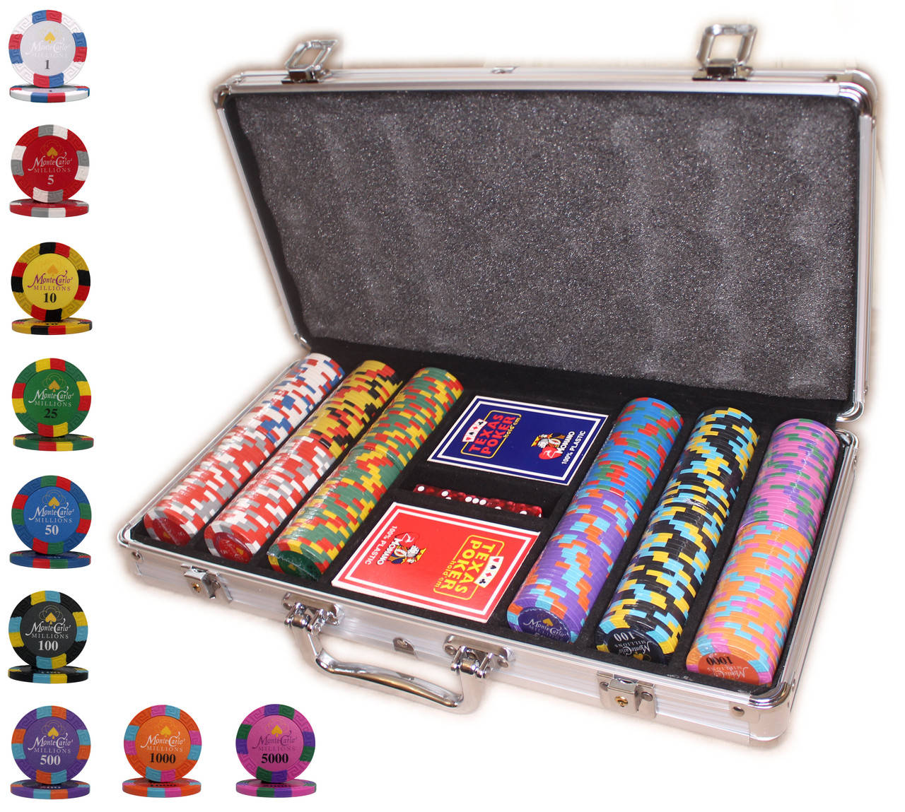 

Покерный набор на 300 фишек "Monte Carlo Millions"