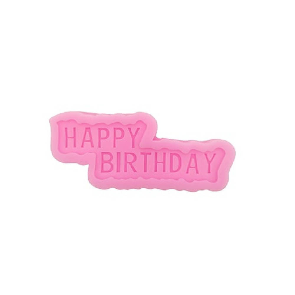 

Молд силиконовый Happy birthday