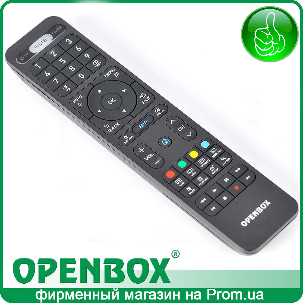 

Пульт управления Openbox A6 (обучаемый)