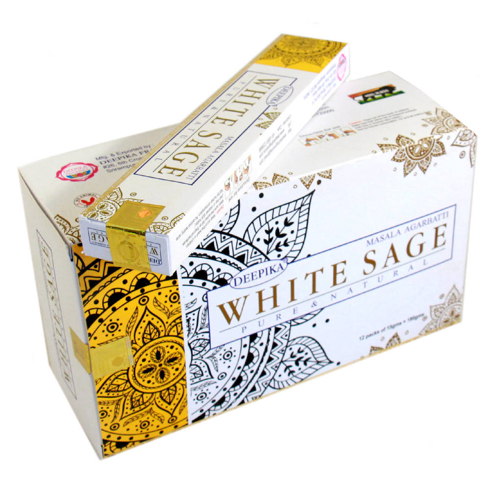 

Благовония Белый Шалфей (White Sage, Deepika), 15 грамм