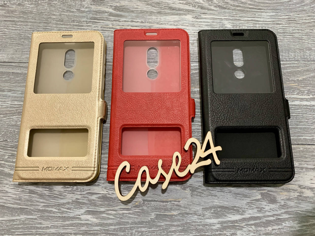 

Кожаный чехол книжка Momax на Meizu M8 lite (3 цвета), Разные цвета