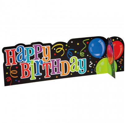 

Декорация на стол Happy Birthday 61710