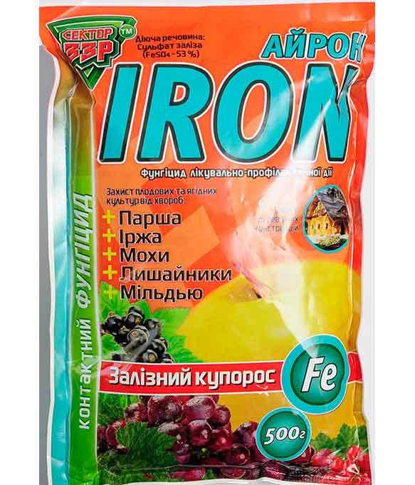 

Железный купорос 500 грамм, фунгицид (Айрон)