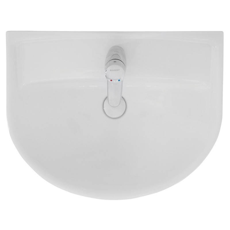 

Умывальник KOLO Status 55 см, с переливом, с отверстием 2321550UA, Белый