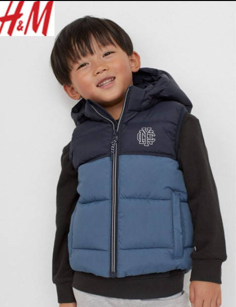 

Жилетка детская h&m для мальчика 4 - 8 лет, Синий