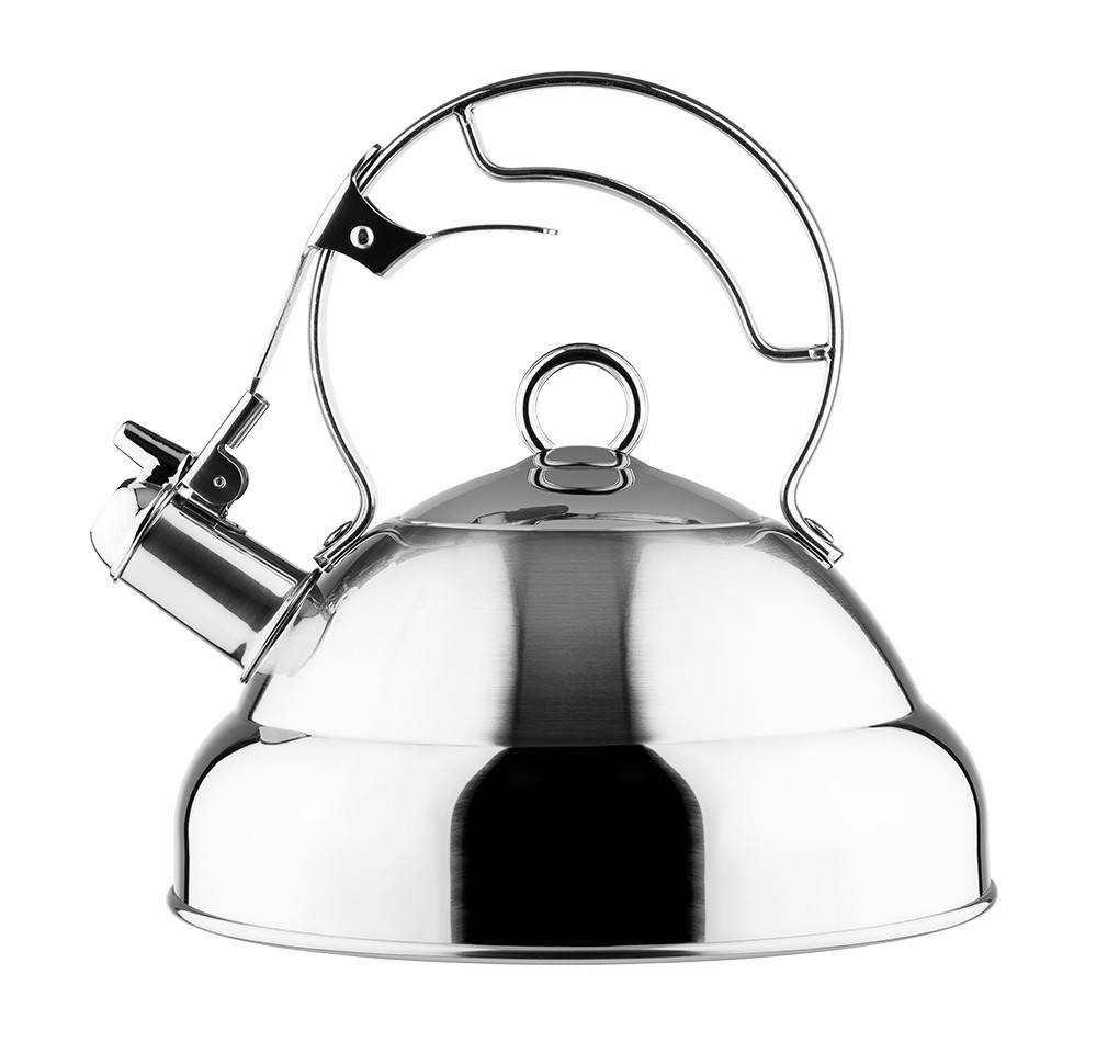 

Чайник со свистком VINZER Premier 2.6 л (89006), Серебристый