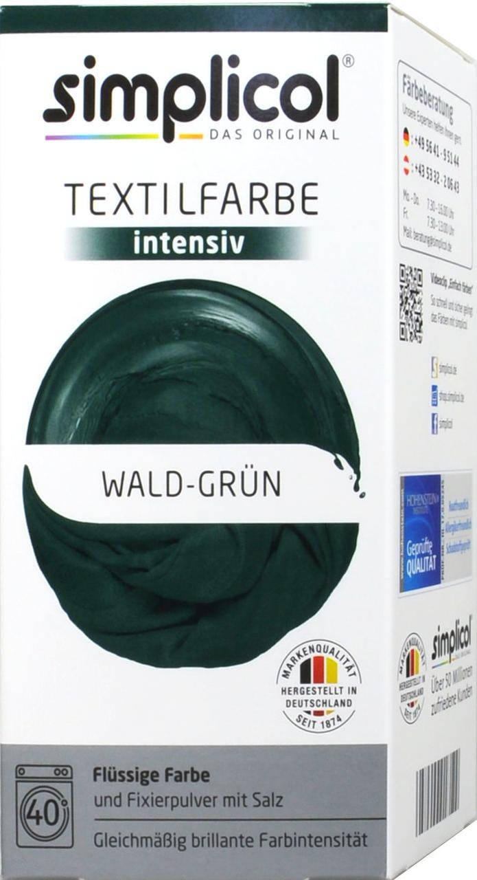 

Текстильная краска Simplicol Intensiv Wald-Grün, 150мл+400г