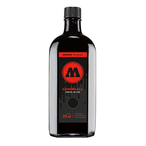 

Заправка для маркеров Molotow COVERSAL Signal Black (Черный) 250мл