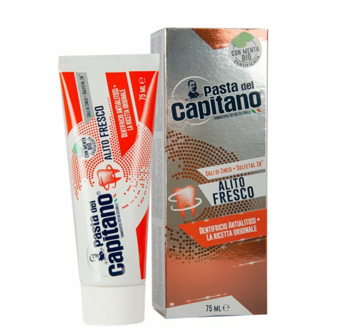 

Зубная паста Pasta Del Capitano Alito Fresco свежее дыхание, 75 мл
