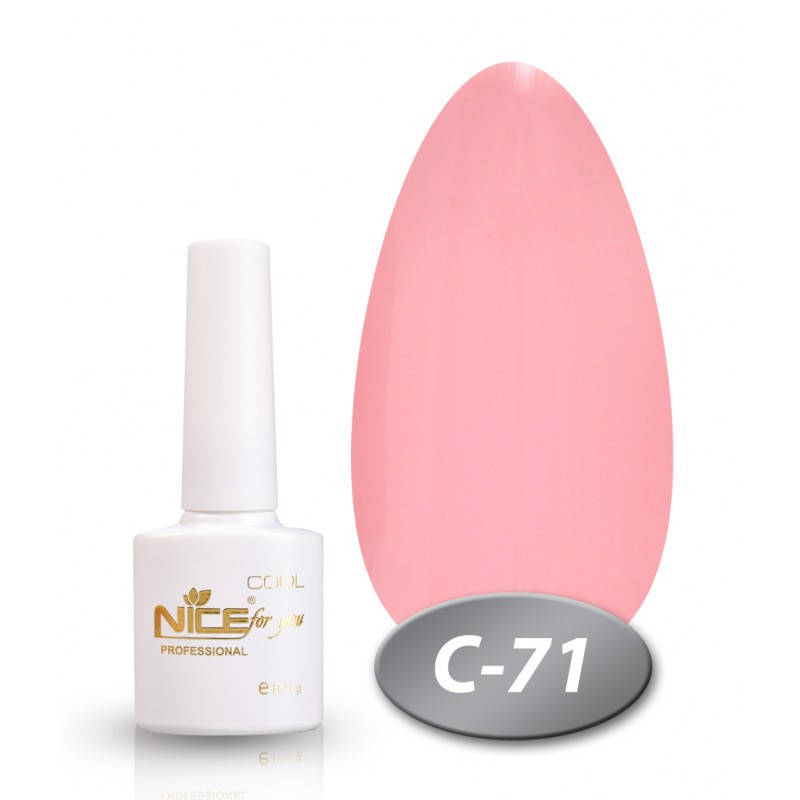 

Гель-лак Nice for you Cool C-71 розовая пастель 8,5 мл